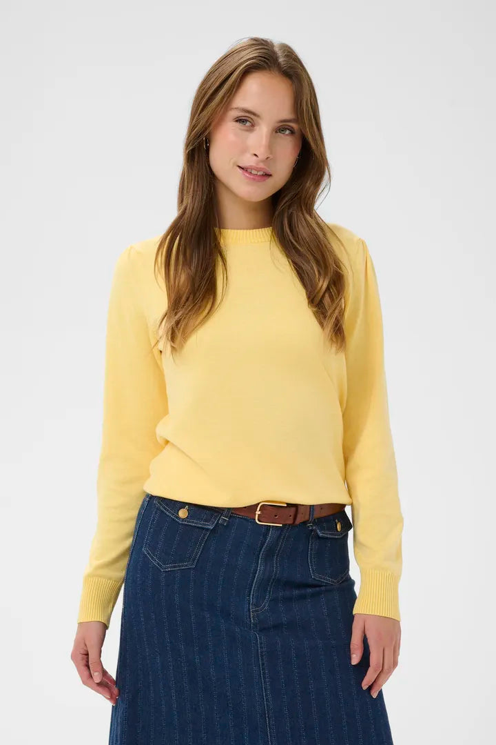 Mila Pullover - Lemon Drop Melange