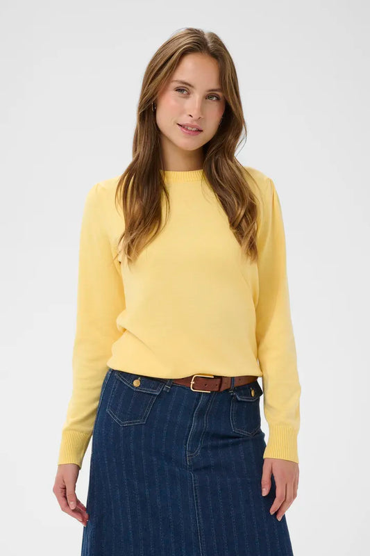 Mila Pullover - Lemon Drop Melange