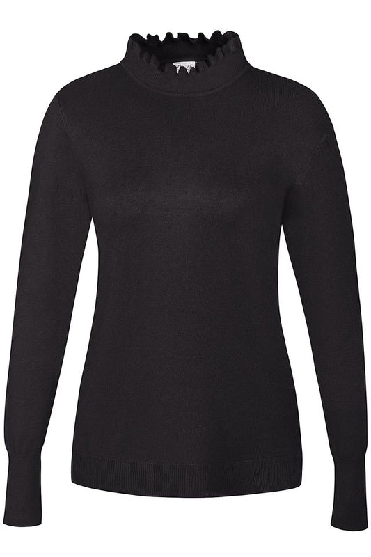 Norma Turtleneck Blusa - Black