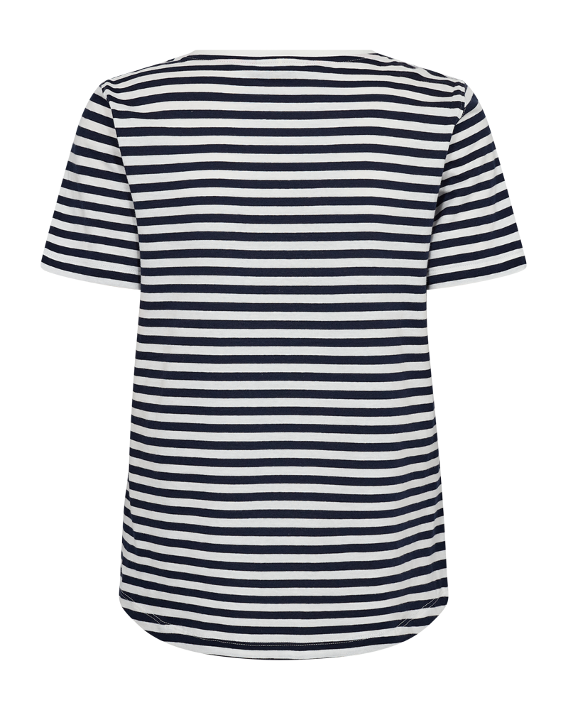 Mian t-shirt - Star off-white w. Navy blazer