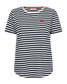 Mian t-shirt - Star off-white w. Navy blazer