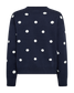 Flow troyggja - Navy blazer w. star off-white