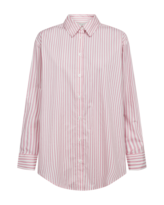 Jolle skjúrta - Star off-white w. sweet lilac