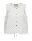 Anya waistcoat - Star off-white w. black