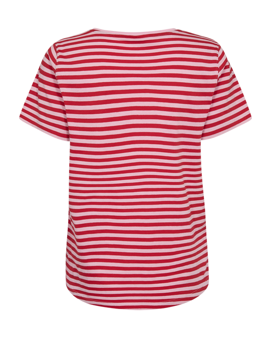 Mian t-shirt - Sweet Lilac w. True Red