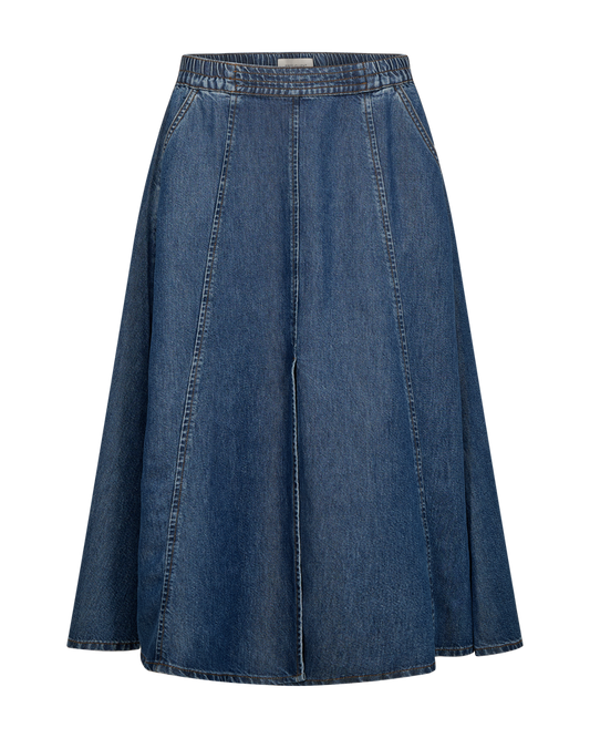 Milo niðurdeilur - Medium blue denim