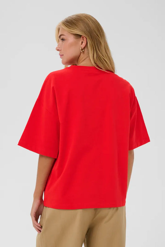 Panna Sweatshirt - Fiery Red