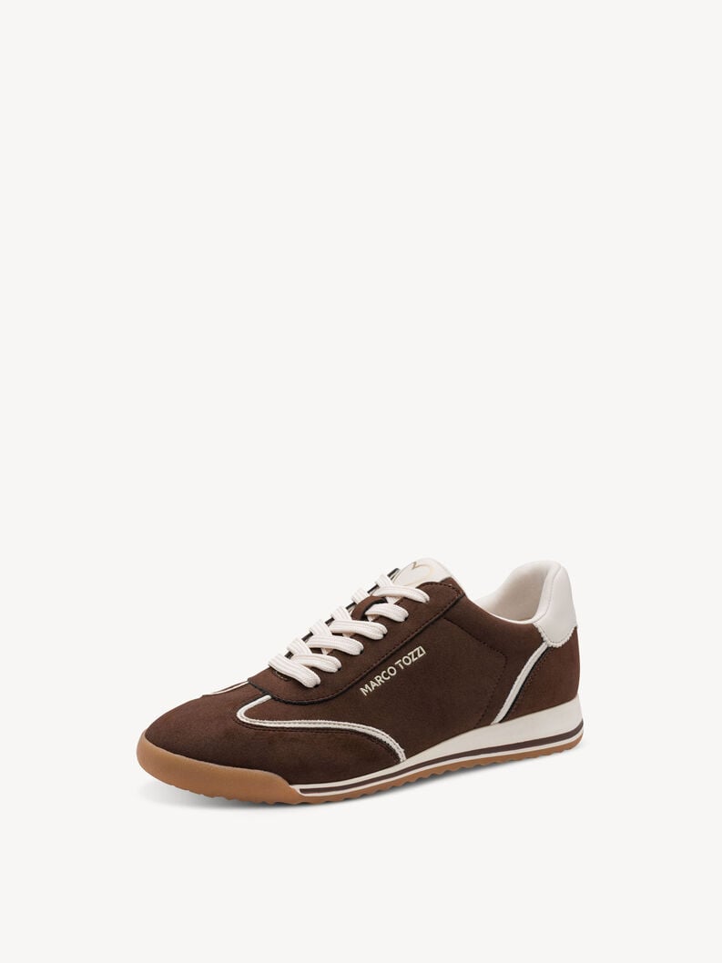 Sneakers - Brown Suede Look