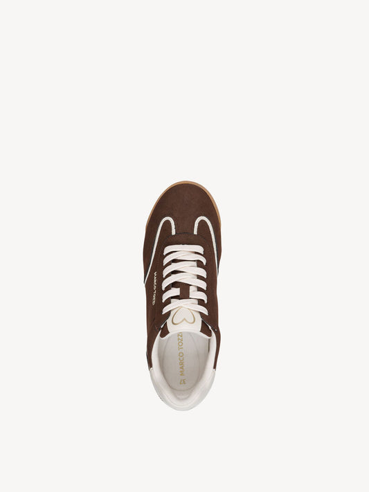 Sneakers - Brown Suede Look