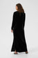 Zoe Langur Kjóli - Black Velour
