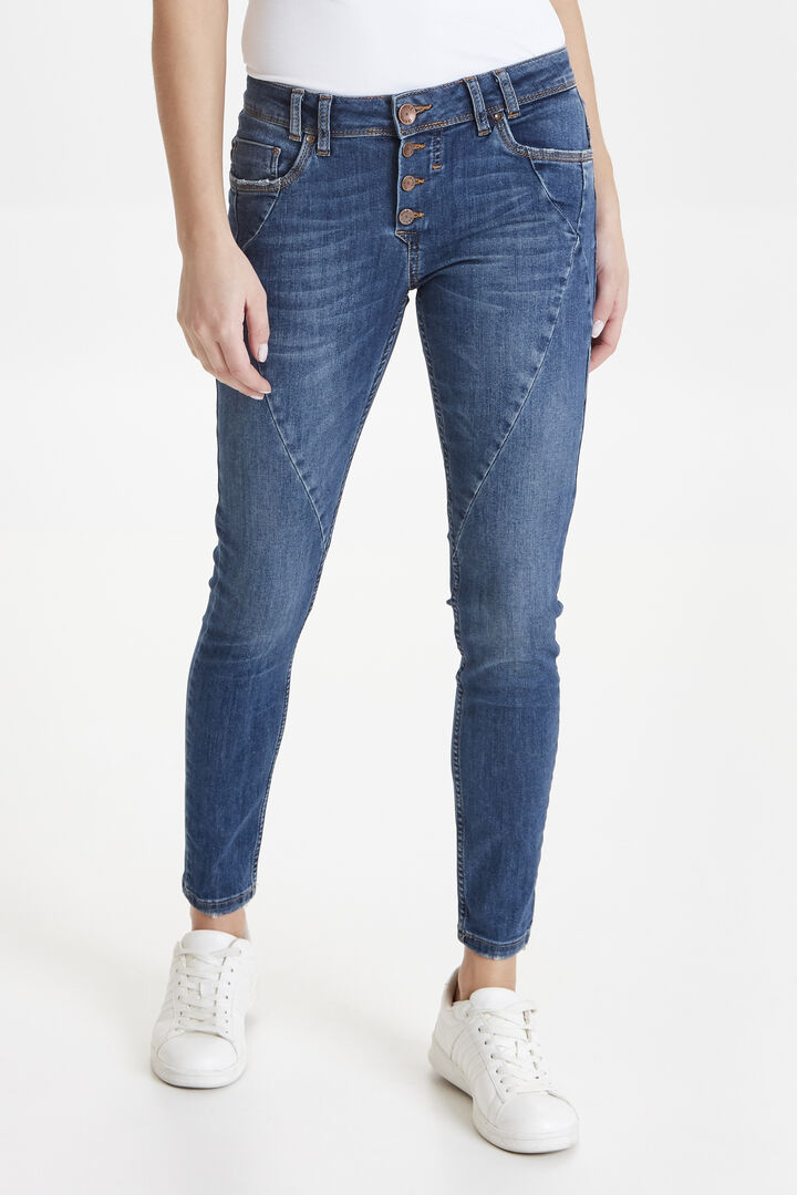 Anna jeans - Medium blue denim